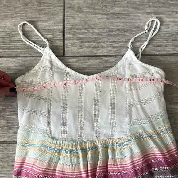 Billabong Striped Cropped Top Small GUC - Picture 5 of 8